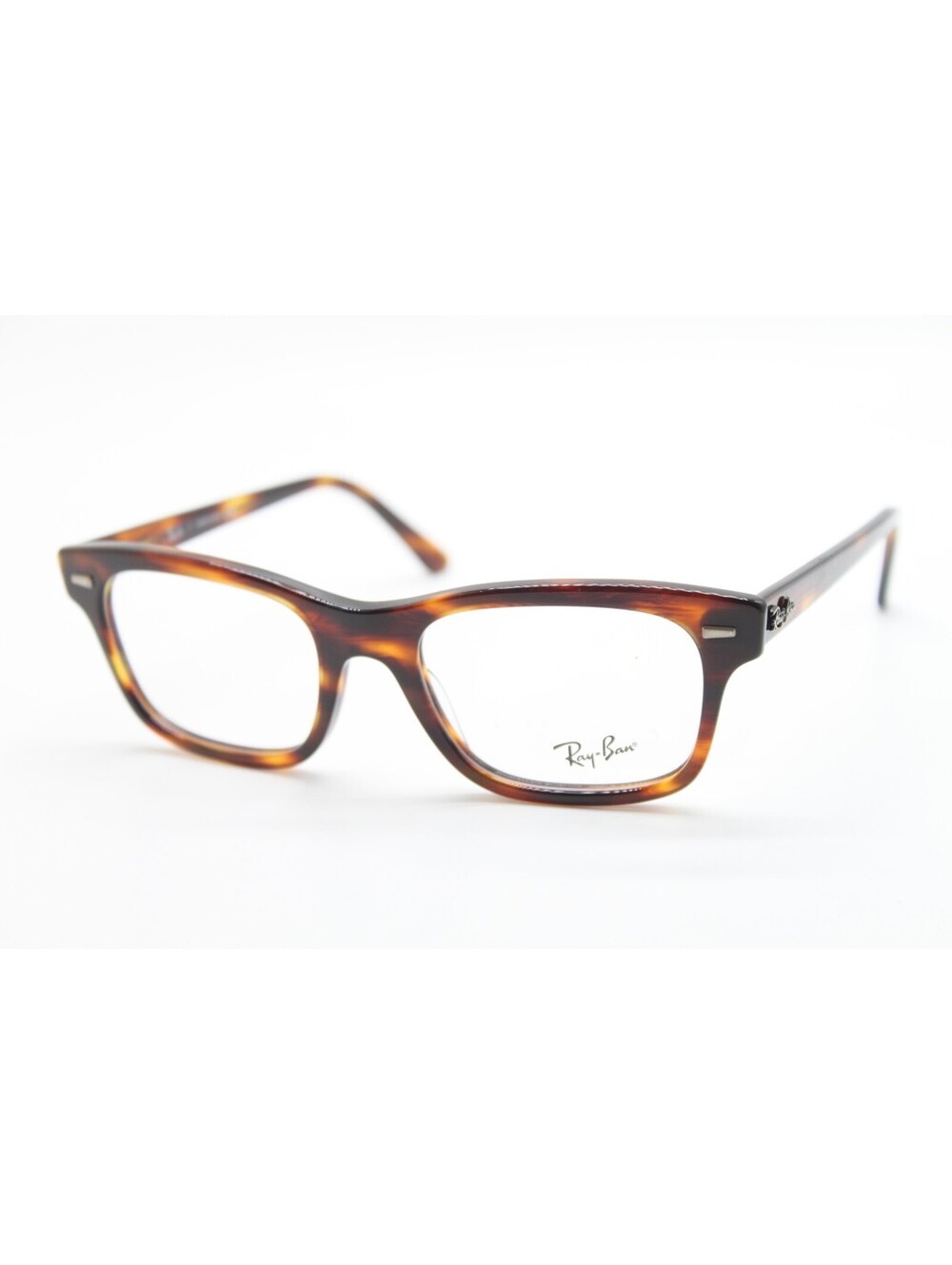 NEW RAY-BAN RB 5383 MR BURBANK 2144 TORTOISE AUTHENTIC EYEGLASSES 52-19